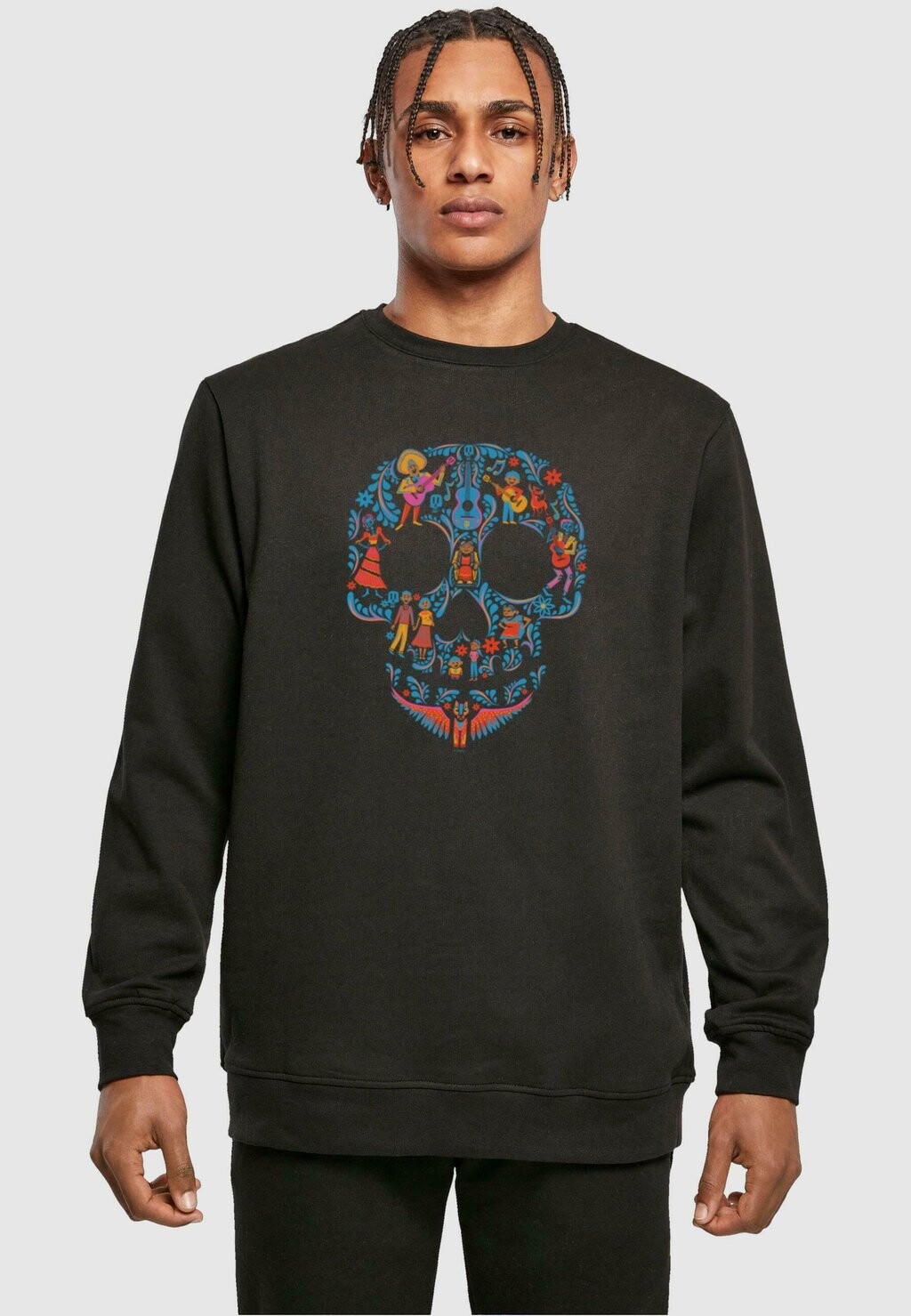 

Толстовка COCO SKULL PATTERN CREWNECK ABSOLUTE CULT, черный