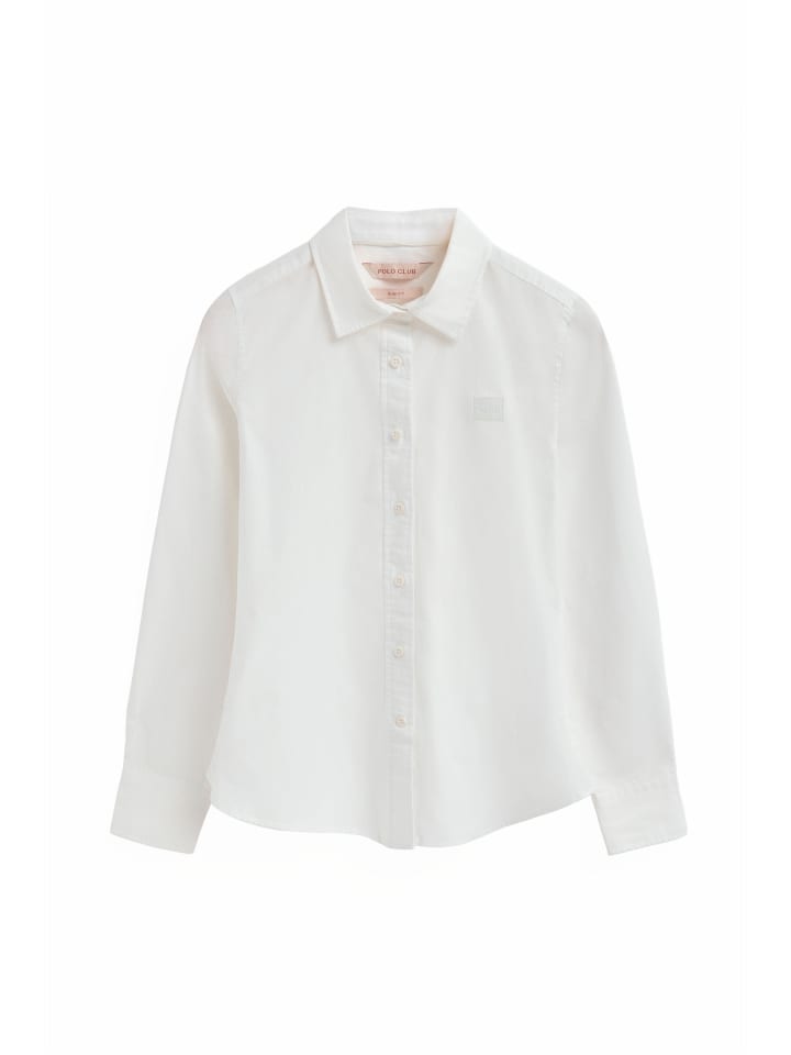 

Рубашка с длинными рукавами белого цвета Polo Club