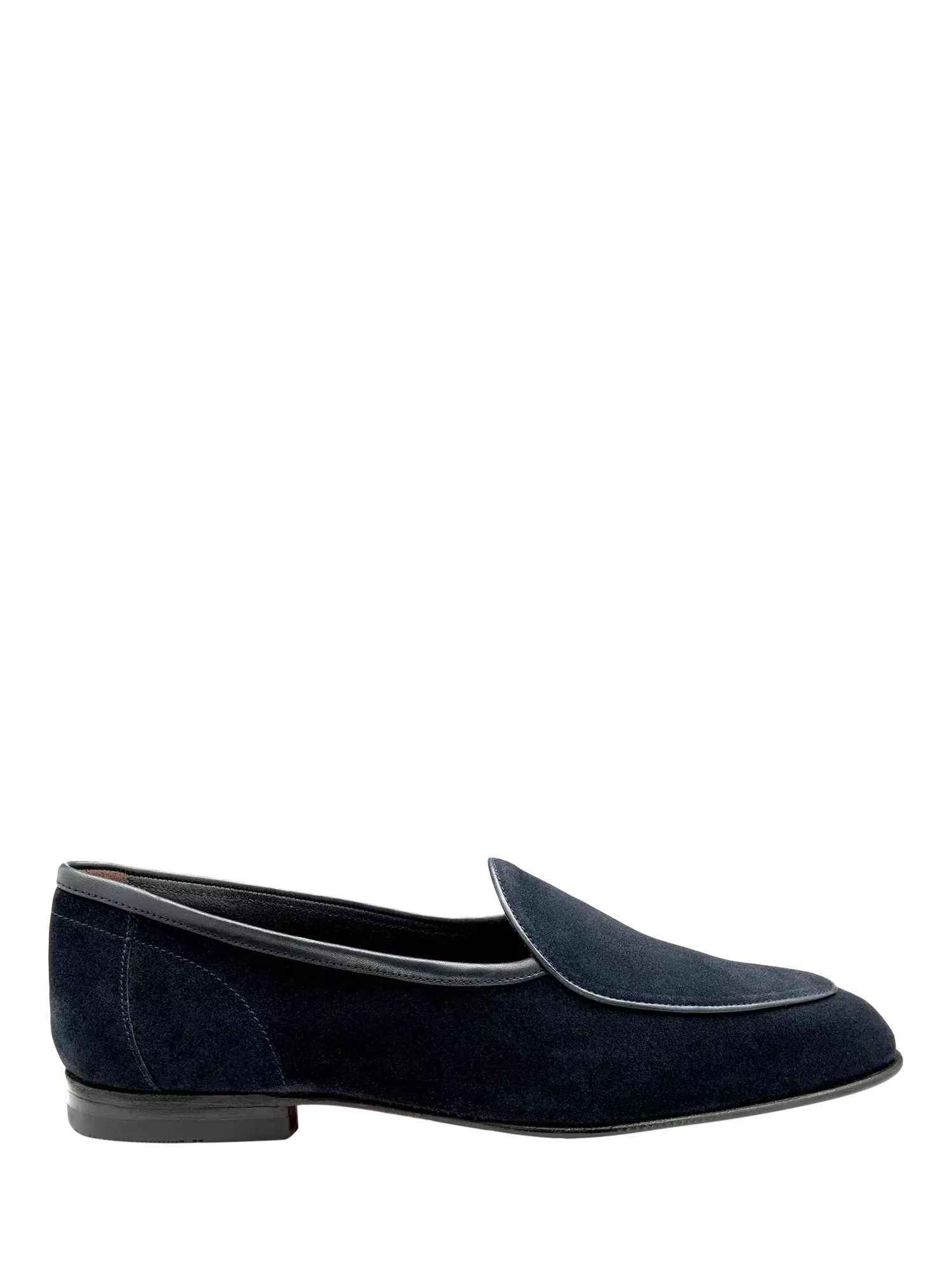 Замшевые лоферы Belgrave, темно-синие Loake