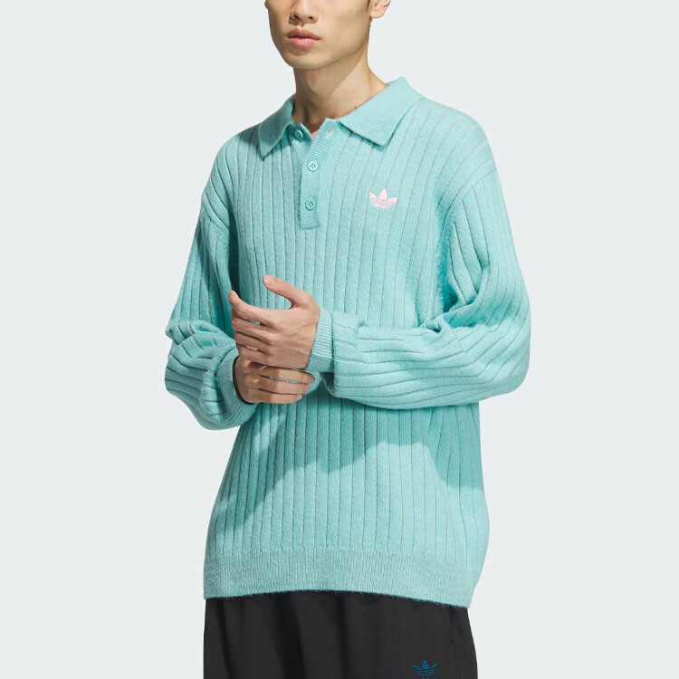 Свитер ко Дню святого Валентина унисекс мятно-зеленый Adidas Originals, мятно-зеленый — фото 2
