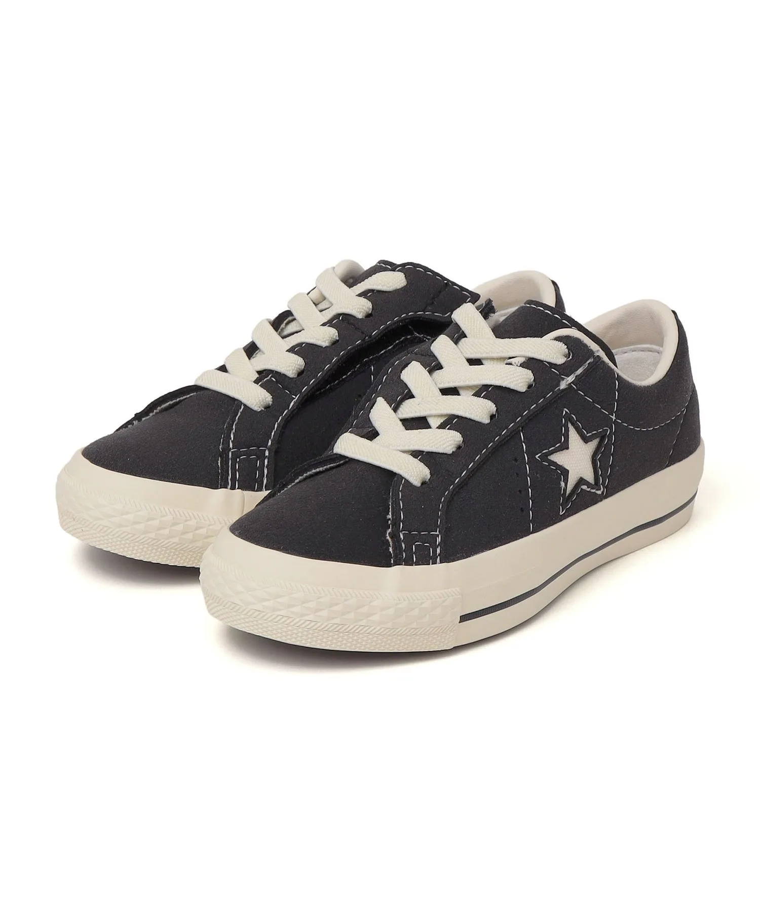 Детские кроссовки с липучкой ONE STAR EASYON CONVERSE черные