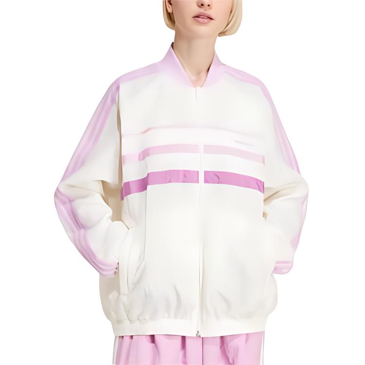 Adidas Originals Ветровка в стиле 80-х, Ecru — фото 4