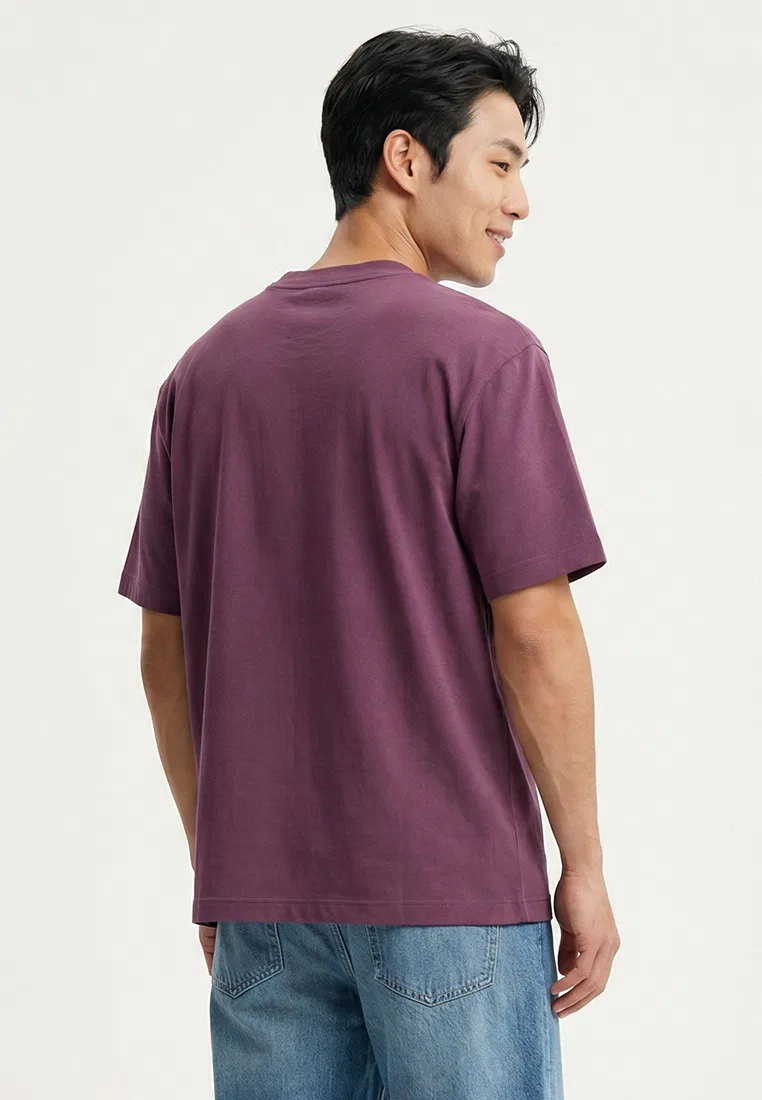 Футболка Calvin Klein Jeans, фиолетовый — фото 2