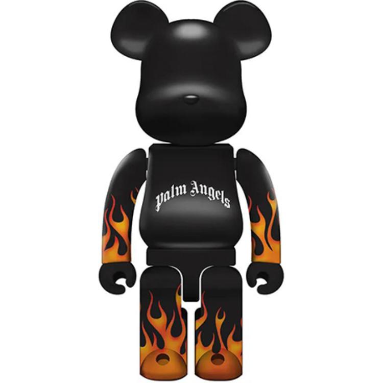 

Palm Angels Macau 2020 Macau Limited, принт с пламенем, модные фигуры BE@RBRICK, 1000%