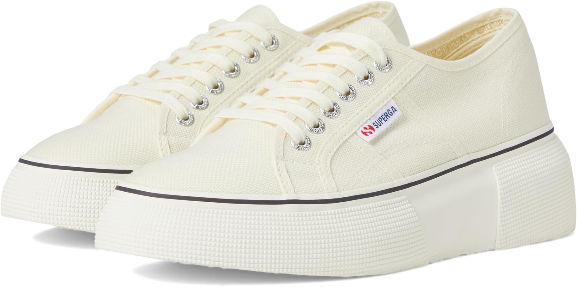 Кроссовки Superga 2287 Bubble Line, цвет Beige Natural/Full Avorio