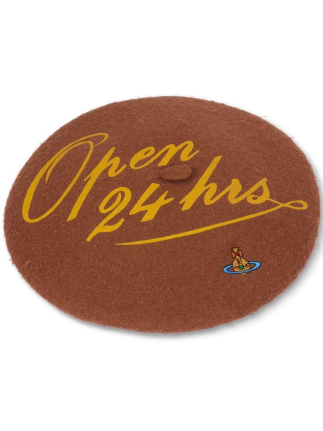 

Шерстяной берет Open 24 Hours Vivienne Westwood, коричневый