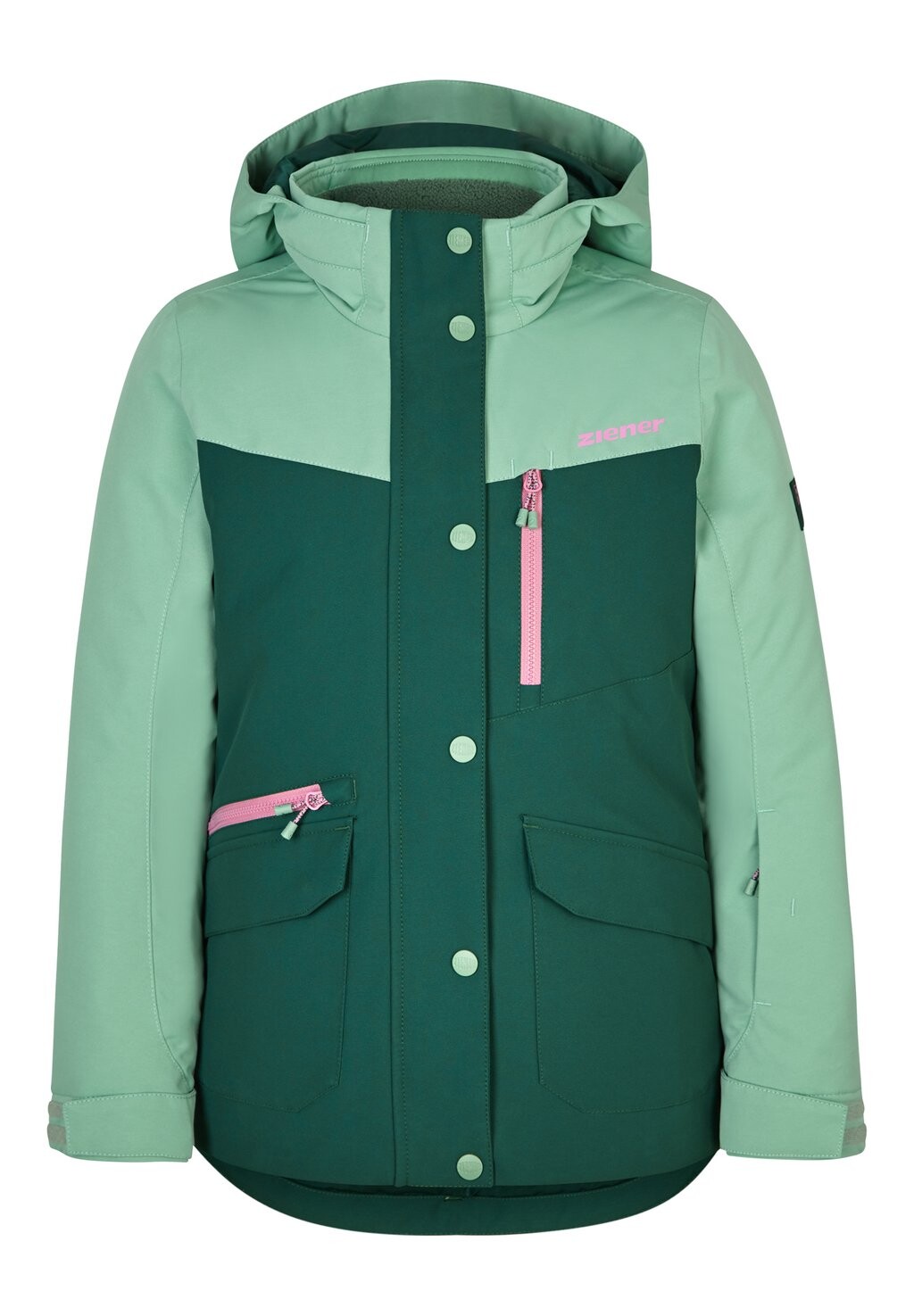 

Куртка для сноуборда ANOKI Ziener, цвет deep green