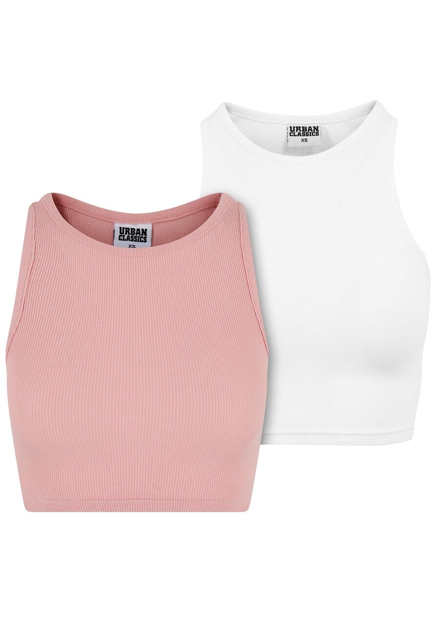 

Топ Urban Classics, розовый/белый