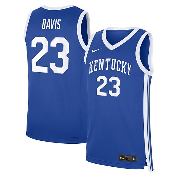Мужская баскетбольная майка anthony davis royal kentucky wildcats road replica Nike — фото 2
