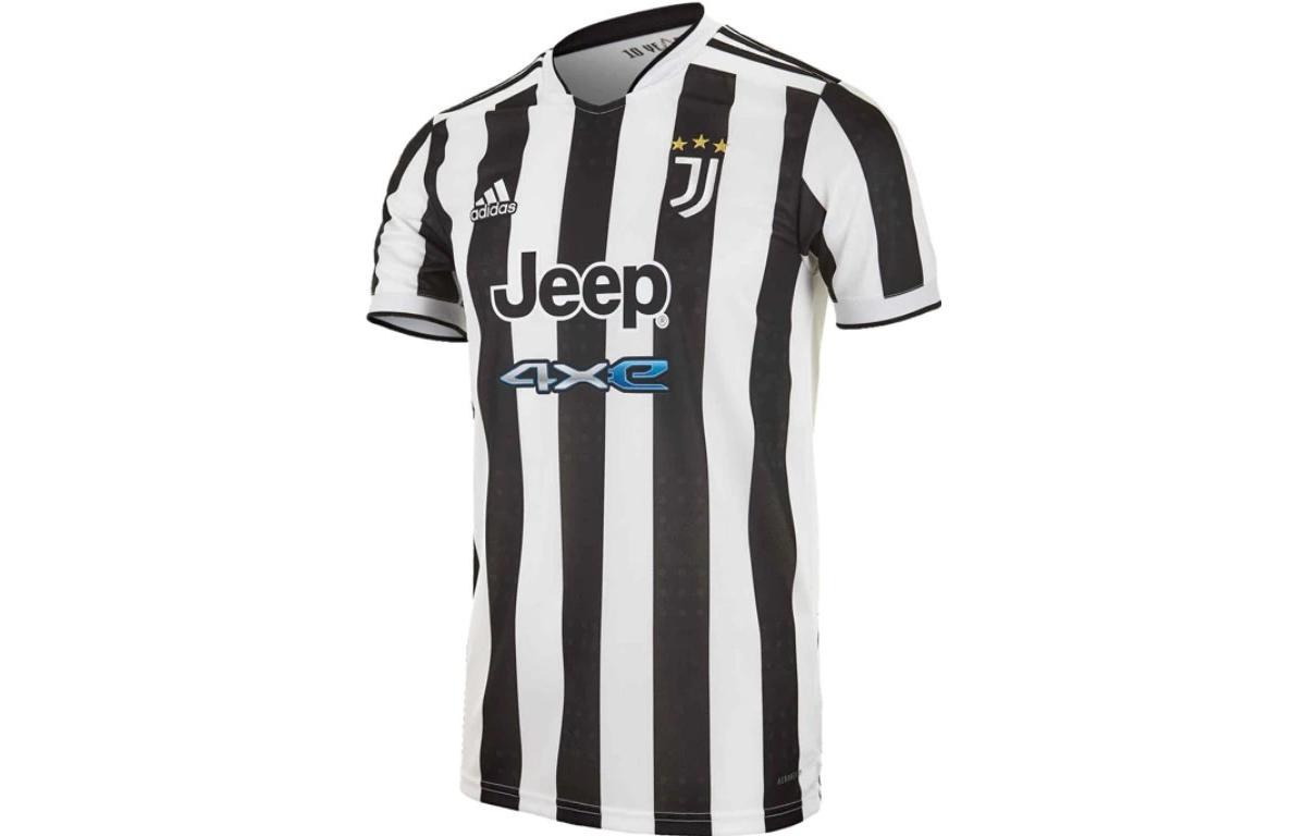 Бесплатная доставка с AdiClub Футболка домашняя Juventus 21/22 Adidas, черно-белая — фото 3
