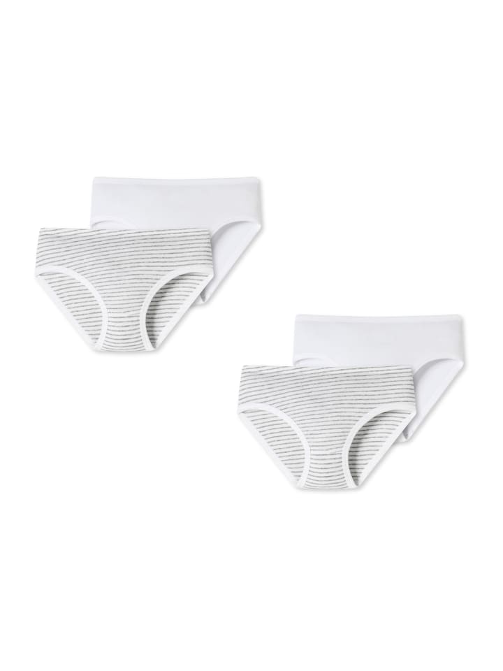 

Schiesser Трусы-слипы Allday Basic белого/розового цвета