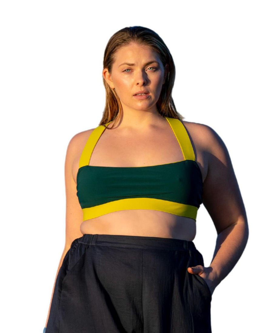 

Женская двусторонняя спортивная футболка Ansea, Yellow/ green