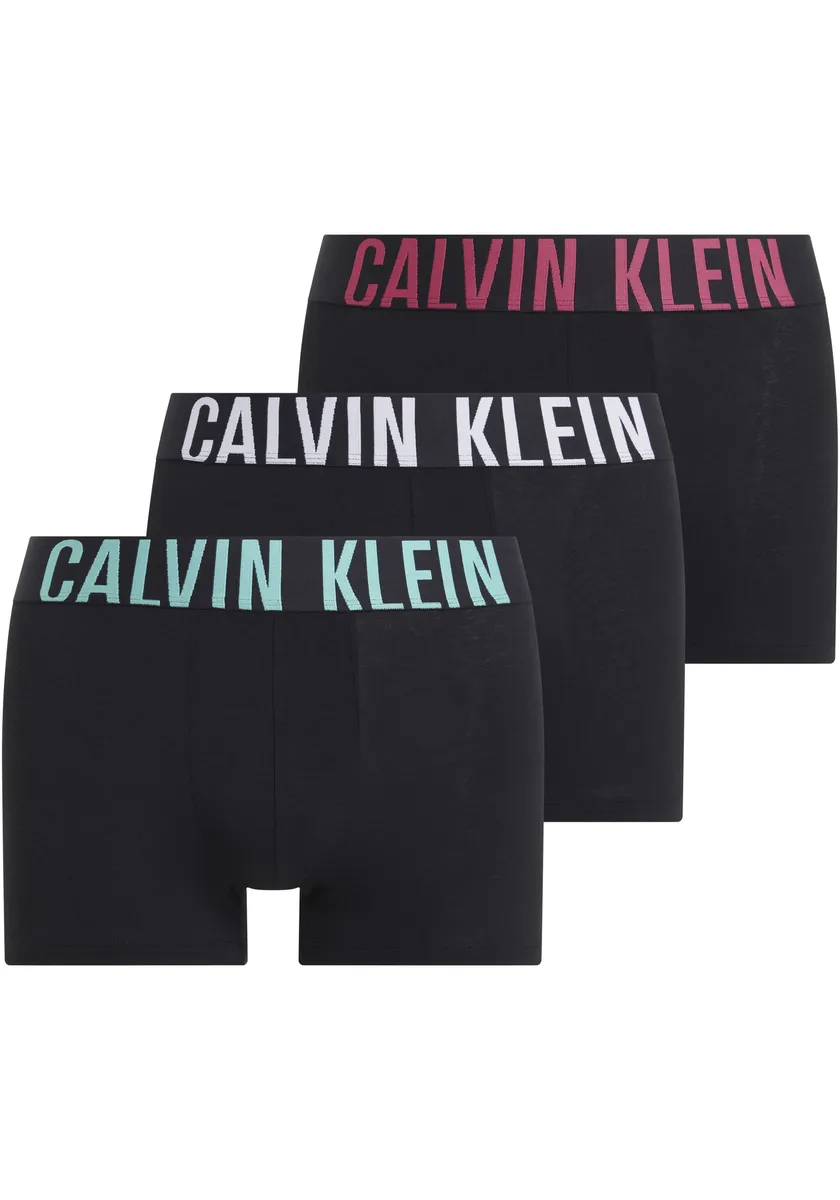 

Calvin Klein Underwear Трусы "TRUNK 3PK" (упаковка, 3 шт., 3 шт.), с поясом с логотипом, белый