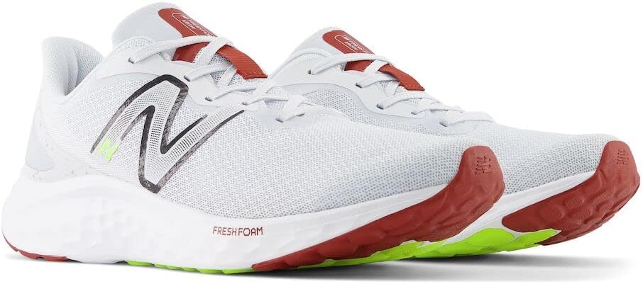 Кроссовки для бега New Balance Men's Fresh Foam Arishi V4, красный/серый — фото 4