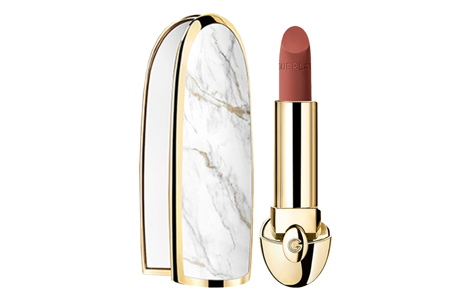 GUERLAIN Jiaolan помада для губ снежинка white gemstone текстура премиум велюр натуральный тон осветление 3,5 г — фото 2