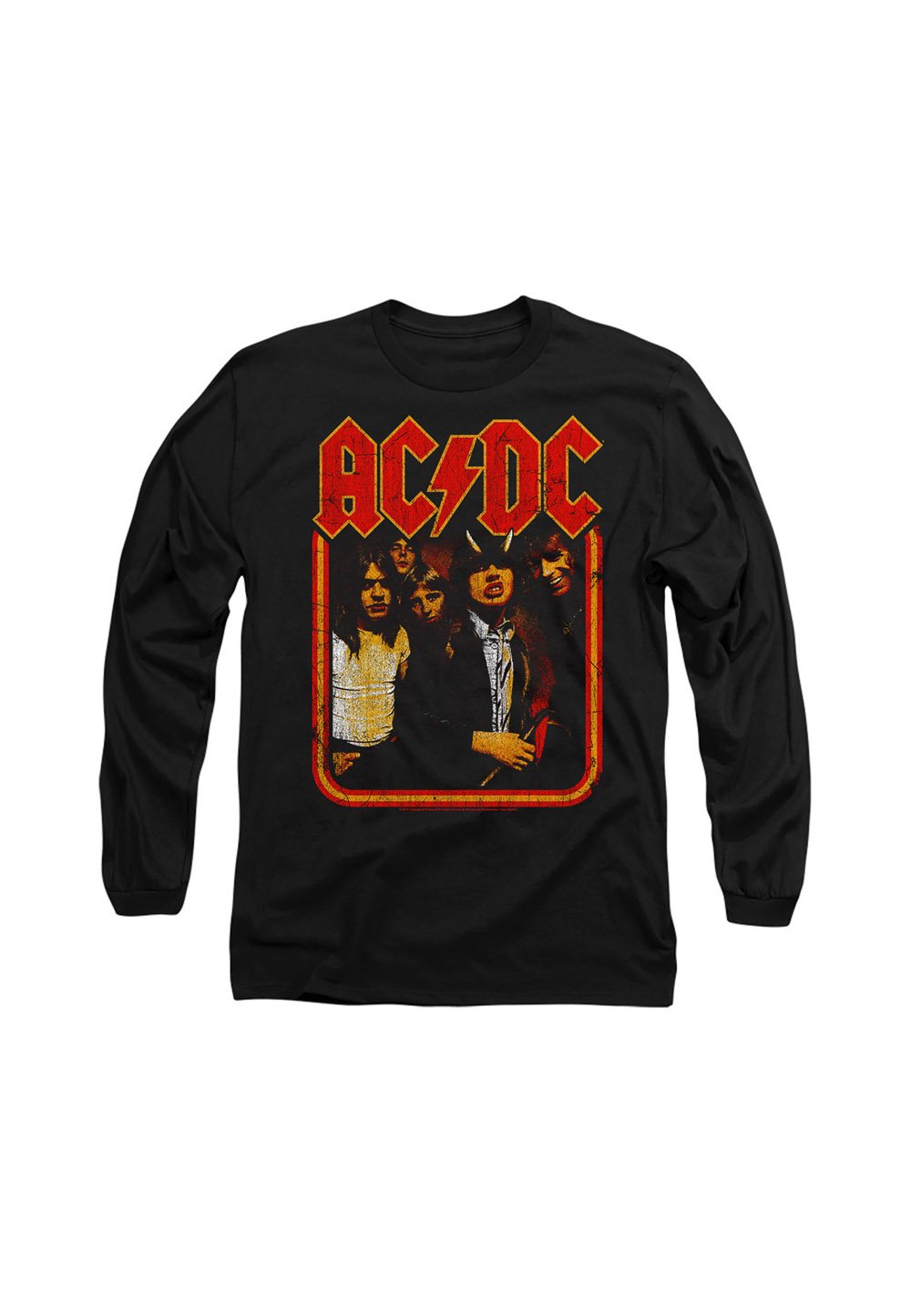 

Топ с длинными рукавами AC/DC GROUP DISTRESSED Cotton Soul, черный