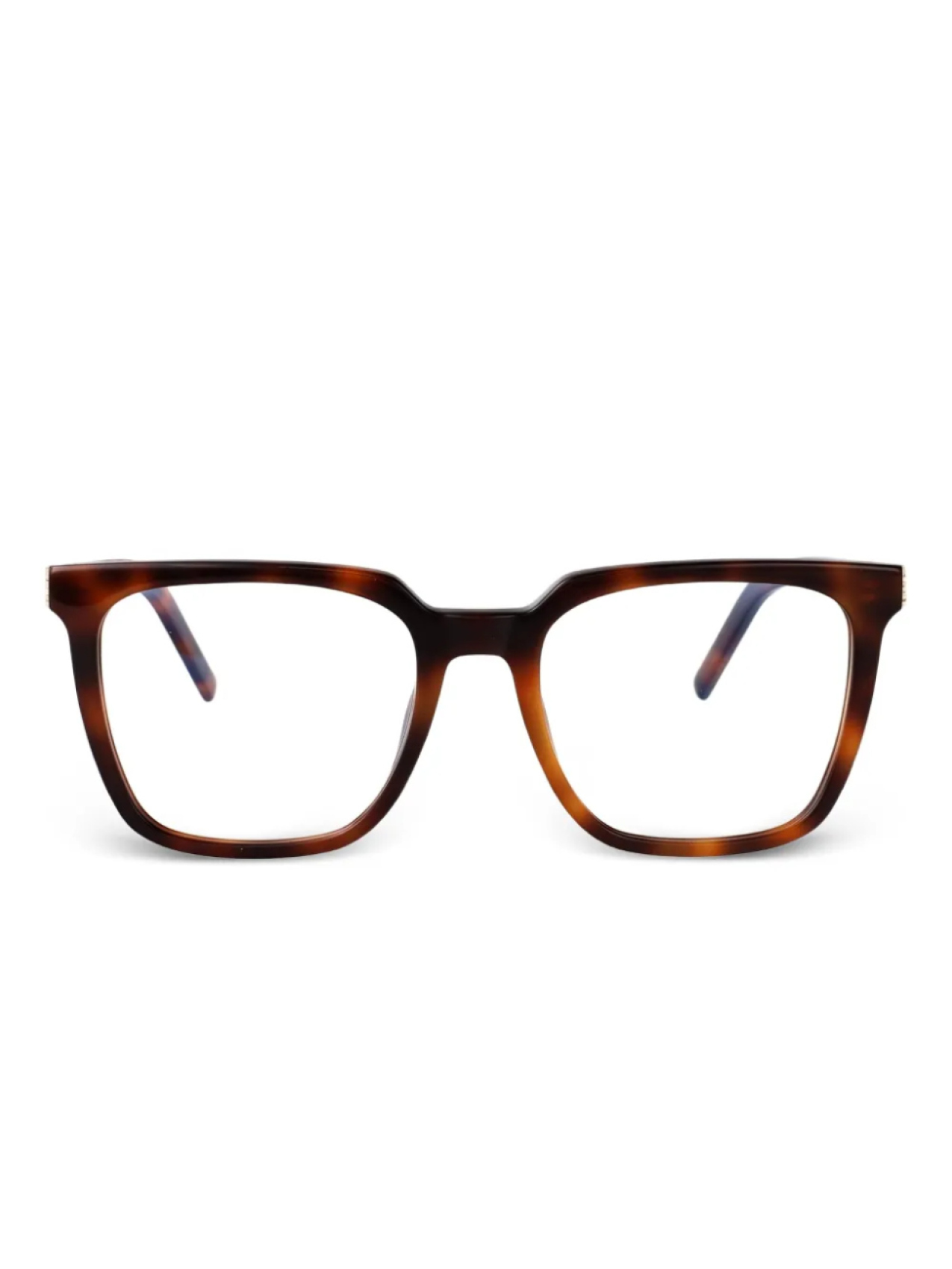 

Saint Laurent Eyewear square-frame очки, коричневый