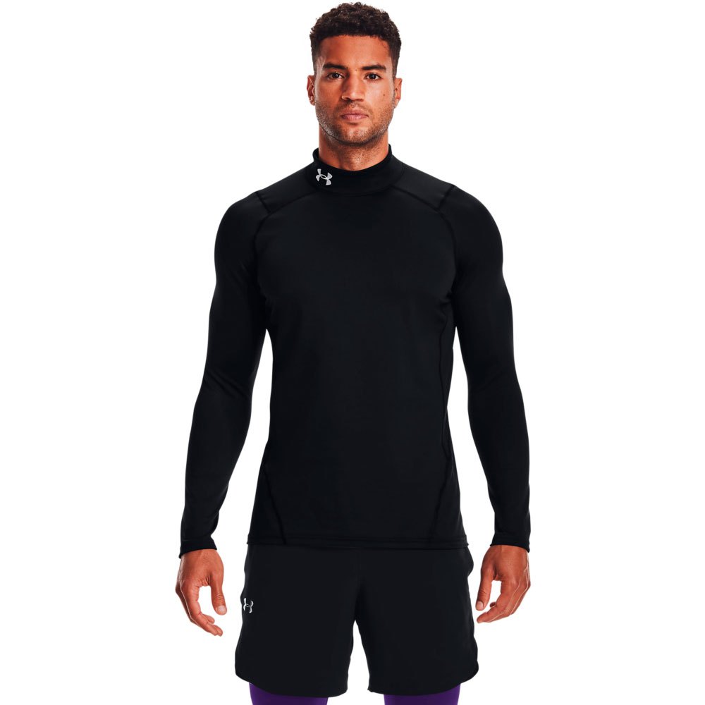 

Футболка с длинным рукавом Under Armour ColdGear Armour Fitted Mock, черный