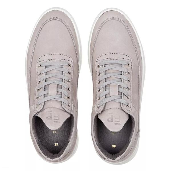 Кроссовки low top ripple nubuck Filling Pieces, серый — фото 3