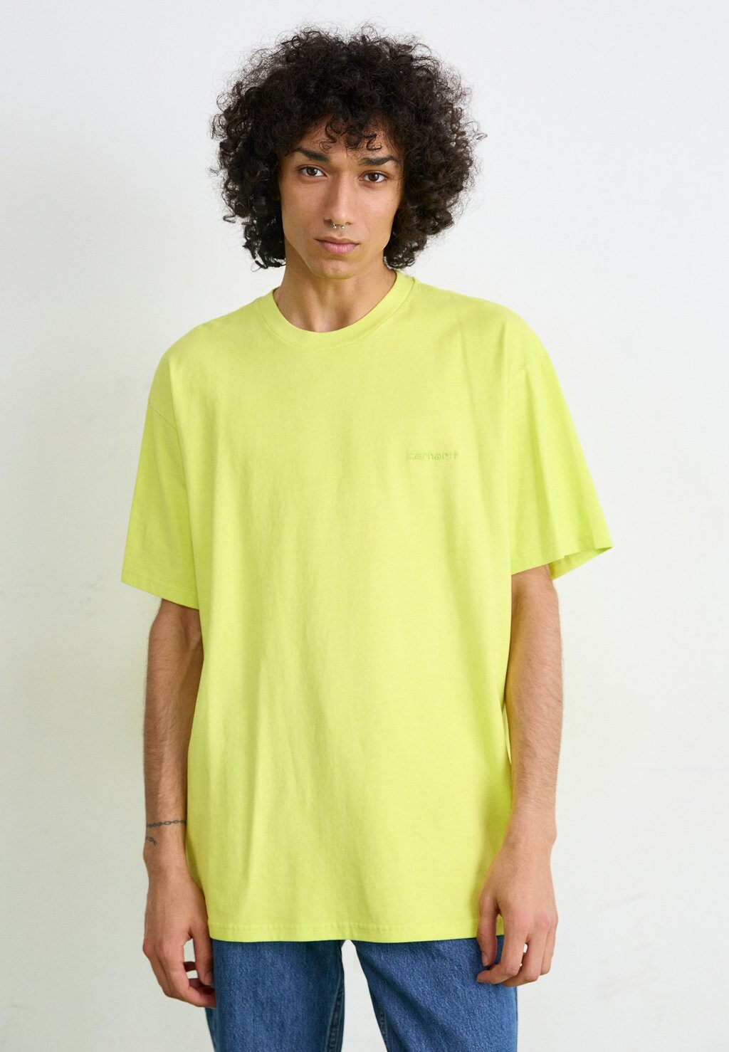 

Базовая футболка Duster Script Carhartt WIP, арктический салатовый