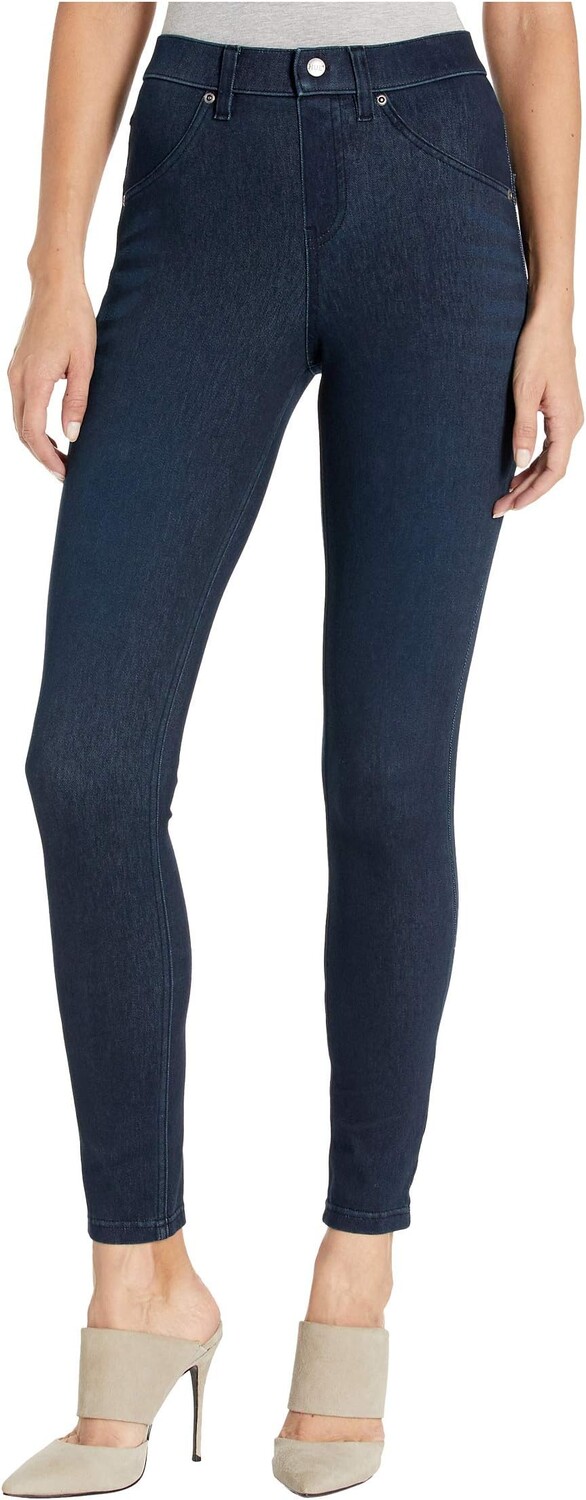 

Джинсы High-Waist Ultra Soft Denim Leggings HUE, цвет Black/Indigo Wash