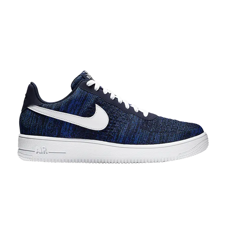 

Кроссовки Nike Air Force 1 Flyknit Low 2.0 'College Navy', синий