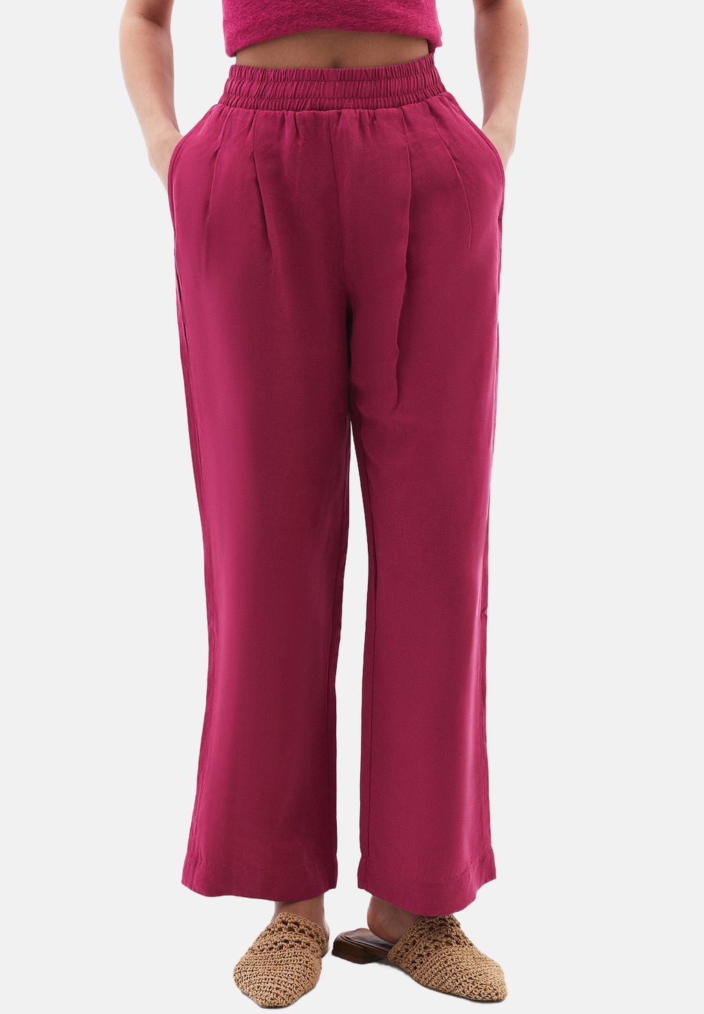 

Брюки HOHE TAILLE MIT QUALITÄT OXXO, розовый