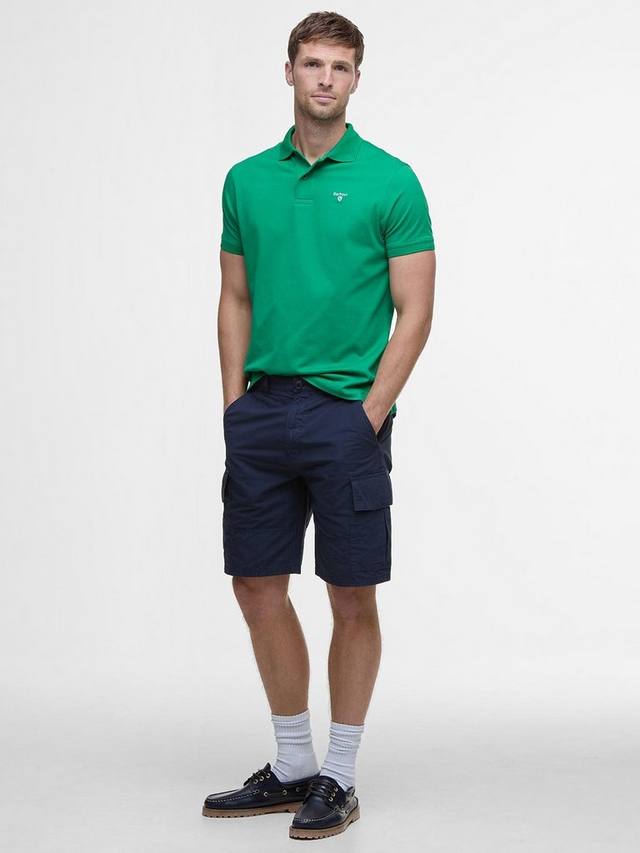 

Шорты-карго с рипстопом Barbour, темно-синий