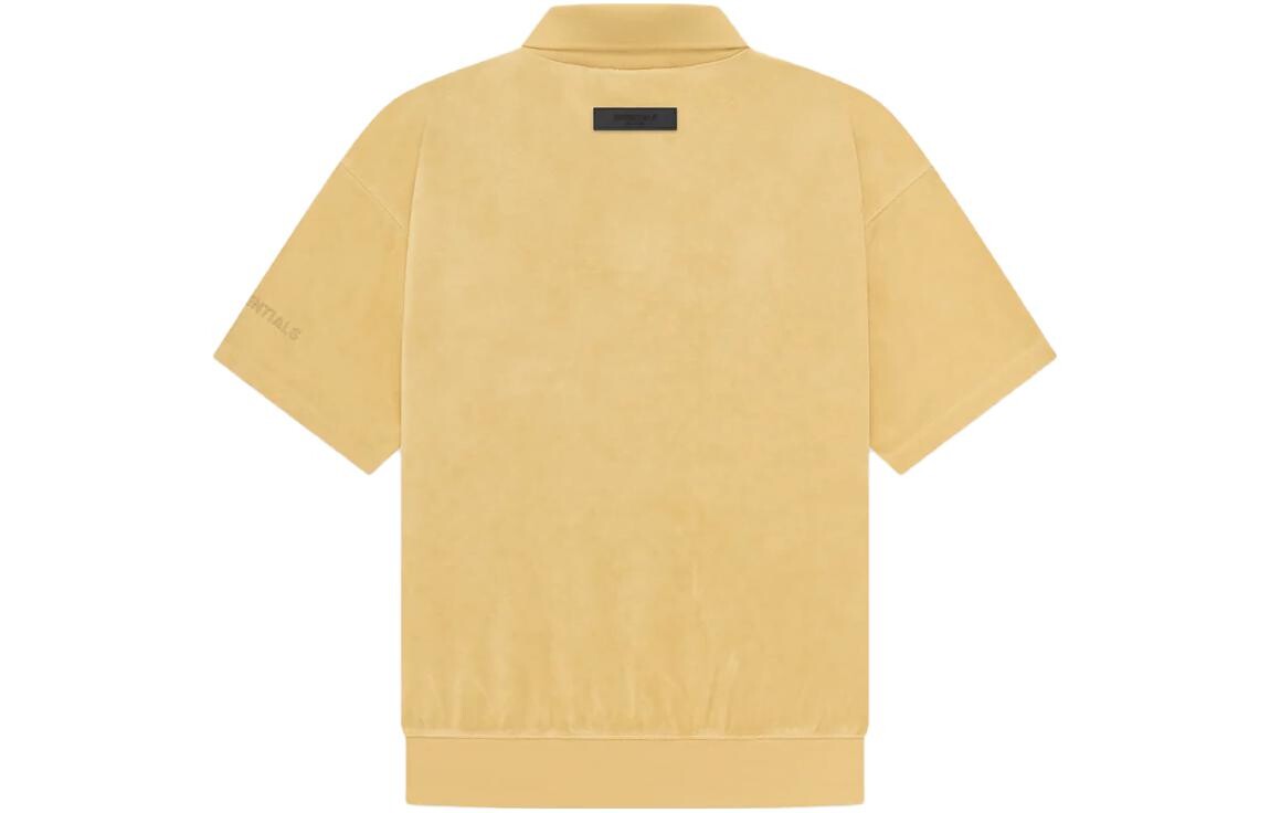 Рубашка поло унисекс светло-желтая Fear Of God Essentials, светло-желтый — фото 2