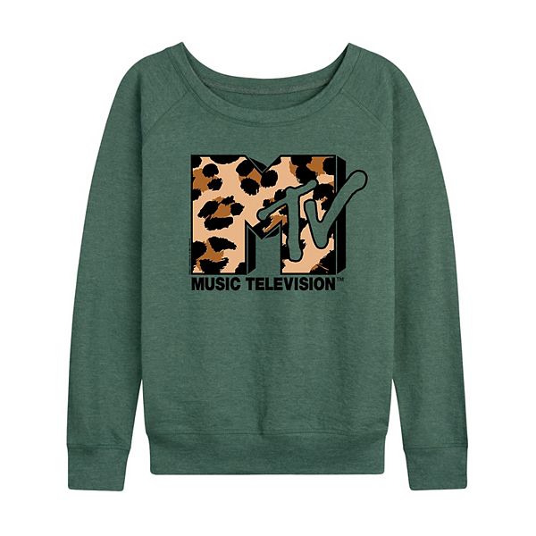 

Женская футболка с длинным рукавом MTV Leopard Art French Terry Licensed Character, Heather Green, Зеленый, Женская футболка с длинным рукавом MTV Leopard Art French Terry Licensed Character, Heather Green