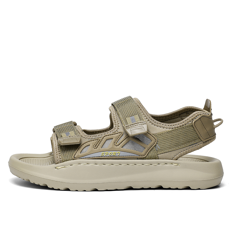 

MUSNODO Пляжные сандалии мужские черные/экрю, цвет Ecru