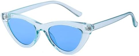 

Солнцезащитные очки «кошачий глаз» для женщин, винтажные солнцезащитные очки с леопардовым принтом, ретро-очки для женщин, очки с защитой от УФ-излучения UV400 MTZJH, Blue-blue