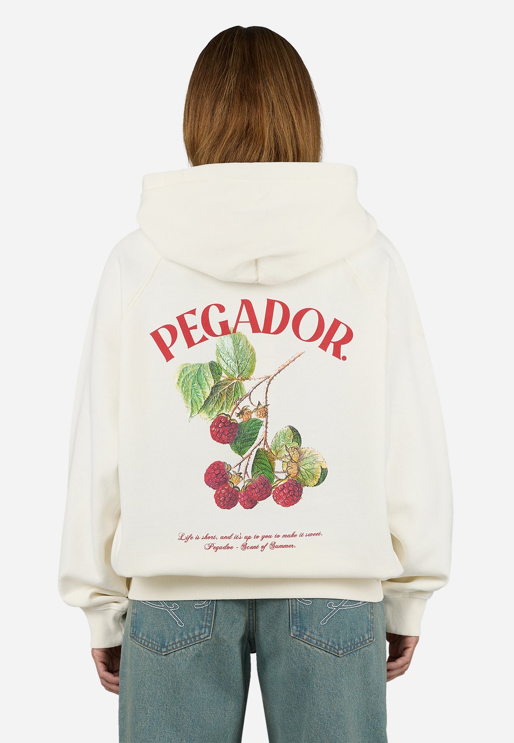 

Толстовка с капюшоном MALLI OVERSIZED RAGLAN HOODIE Pegador, слоновая кость