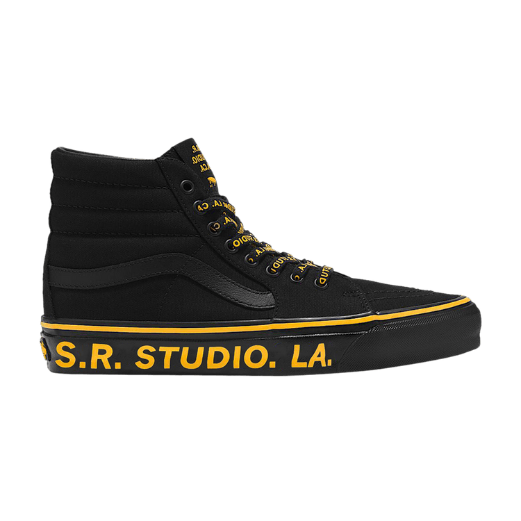 

Кроссовки S.R. STUDIO. LA. CA. x Sk8-Hi Reissue 38 Vibram 'Black Orange', черный