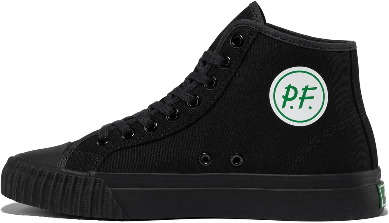 

Кроссовки PF Flyers 1993 черные высокие для мужчин и женщин, оригинальные высокие спортивные кроссовки из холста, унисекс все черные