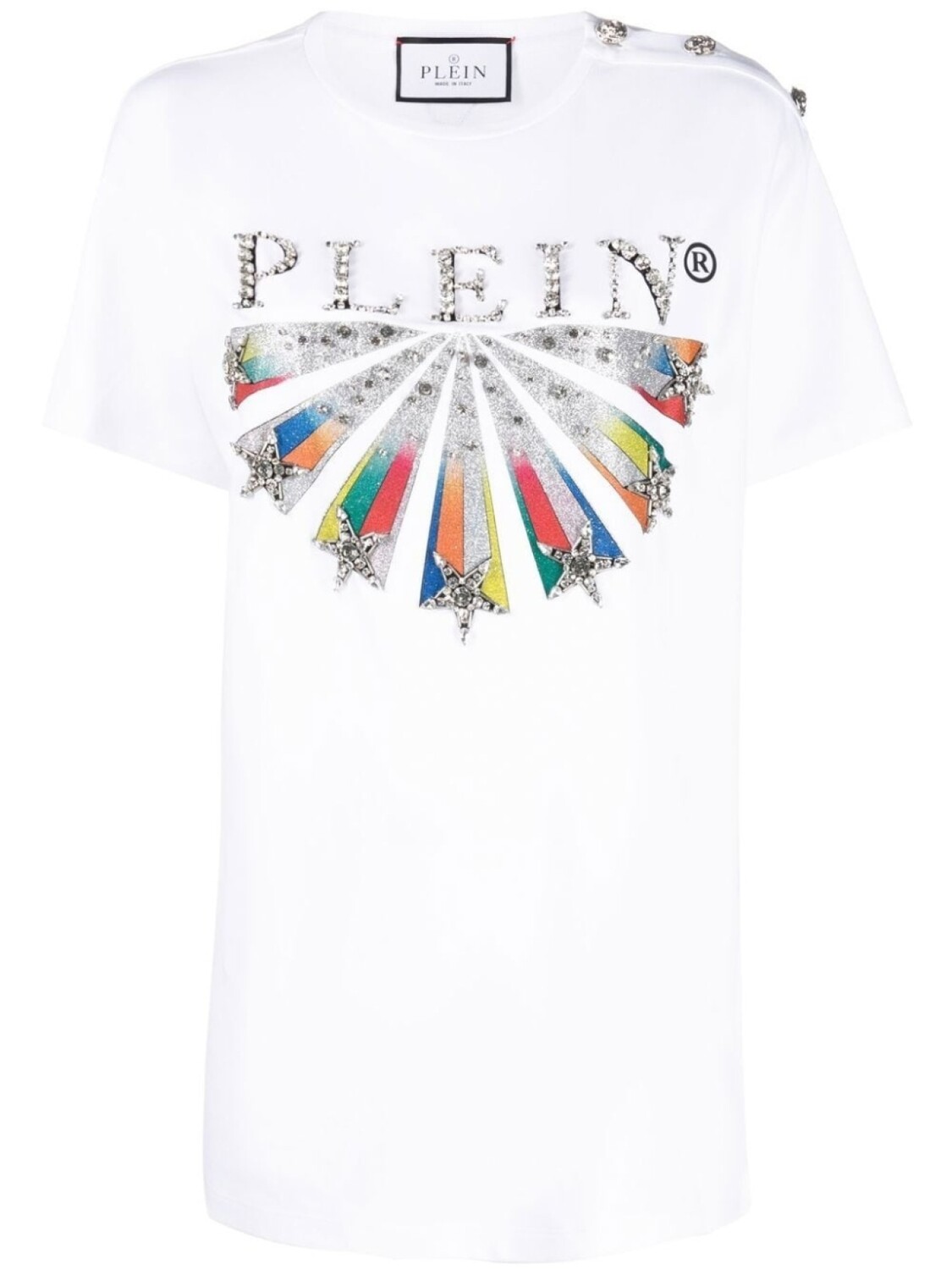 

Philipp Plein футболка с логотипом, белый