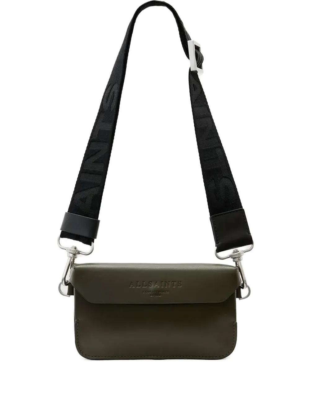 

Сумка через плечо с логотипом AllSaints, зеленый