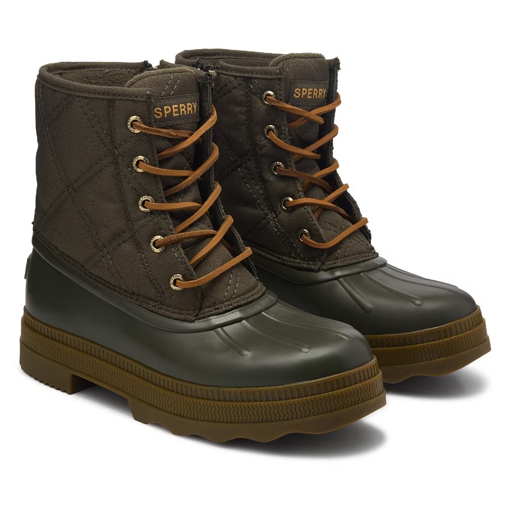 Водонепроницаемые утиные ботинки Saltwater 2.0 Sperry, зеленый — фото 2