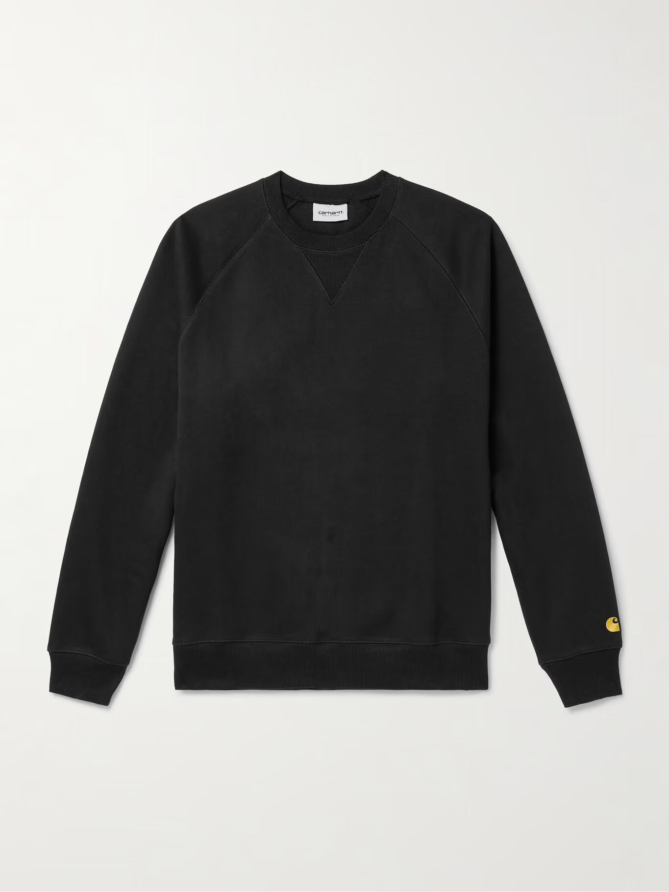 

Свитшот из хлопчатобумажной смеси с вышитым логотипом Chase CARHARTT WIP, черный