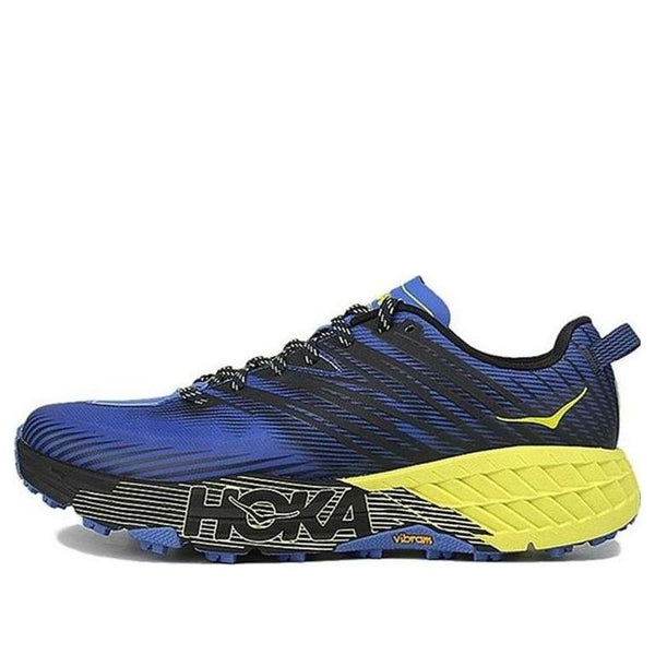 

Кроссовки speedgoat 4 'blue yellow' Hoka One One, синий