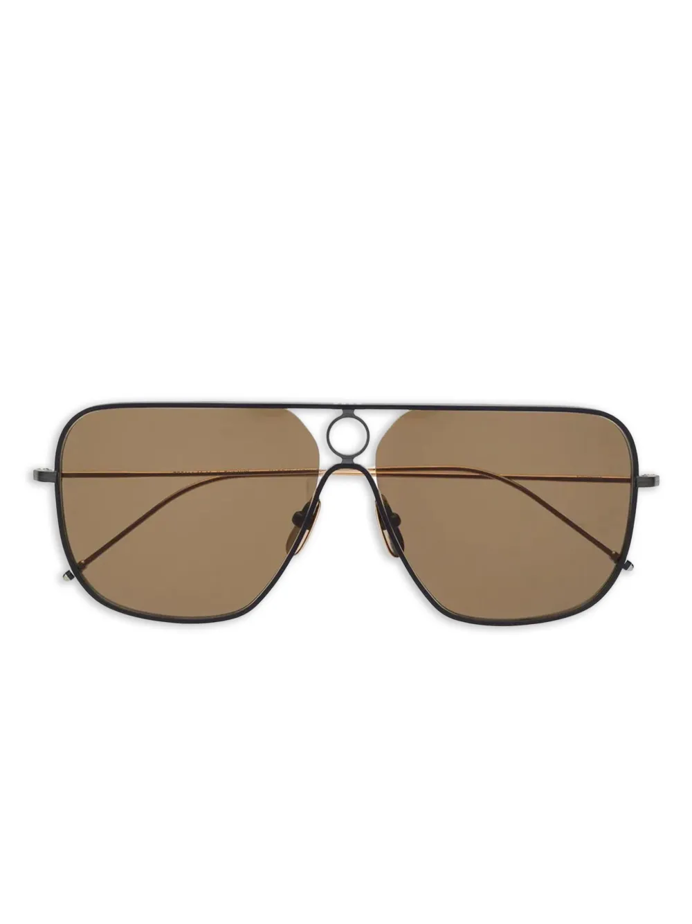 

Солнцезащитные очки в квадратной оправе Thom Browne Eyewear, черный