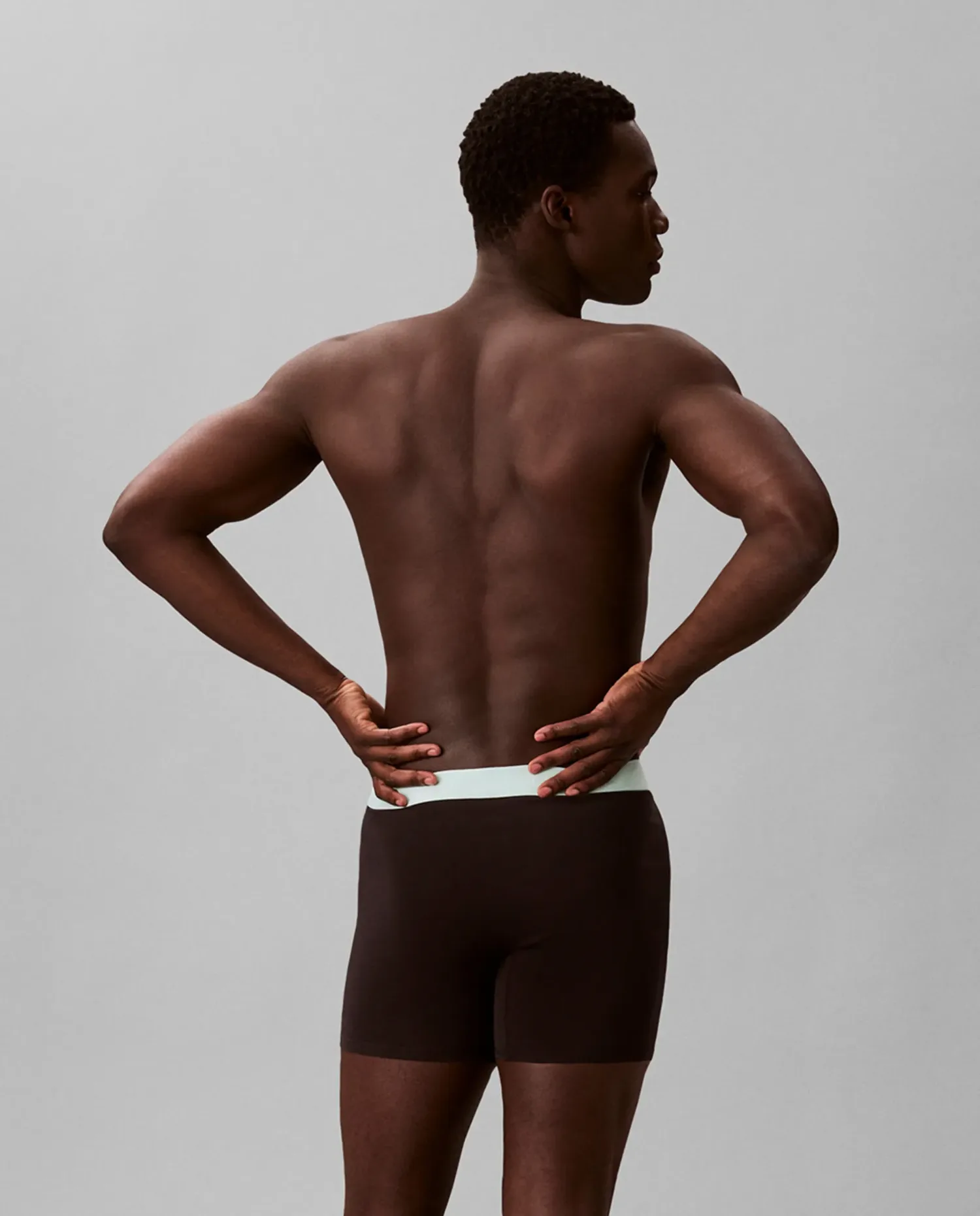Набор из 3 длинных боксеров - Icon Cotton Stretch Calvin Klein, черный — фото 3