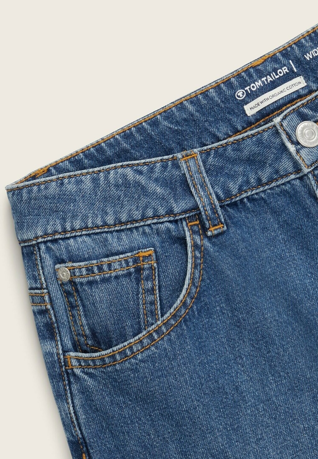 Джинсы свободного кроя BAGGY TOM TAILOR, цвет blue denim — фото 3