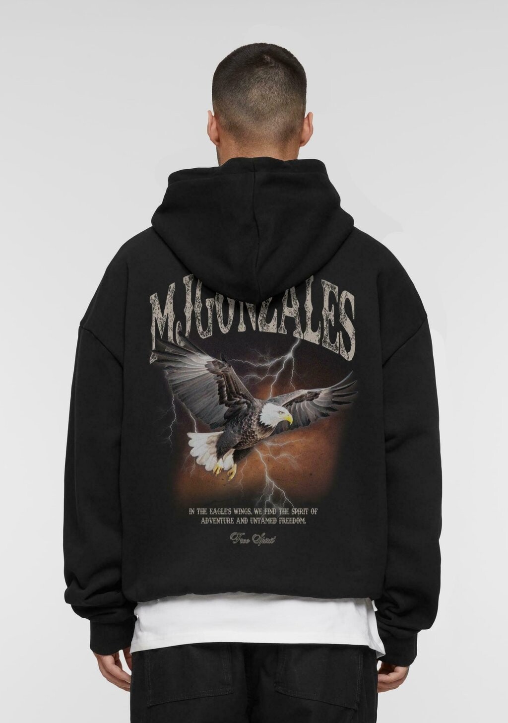 

Толстовка с капюшоном MJG HEAVY OVERSIZED MJ Gonzales, черный