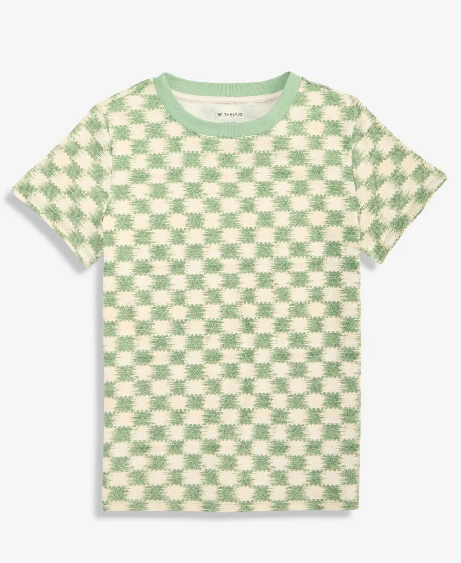 Детская клетчатая футболка XS-XL Epic Threads, Papyrus — фото 4