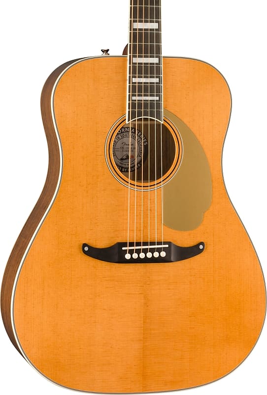 

Акустическая гитара Fender King Vintage Dreadnought Acoustic-Electric Guitar, Aged Natural