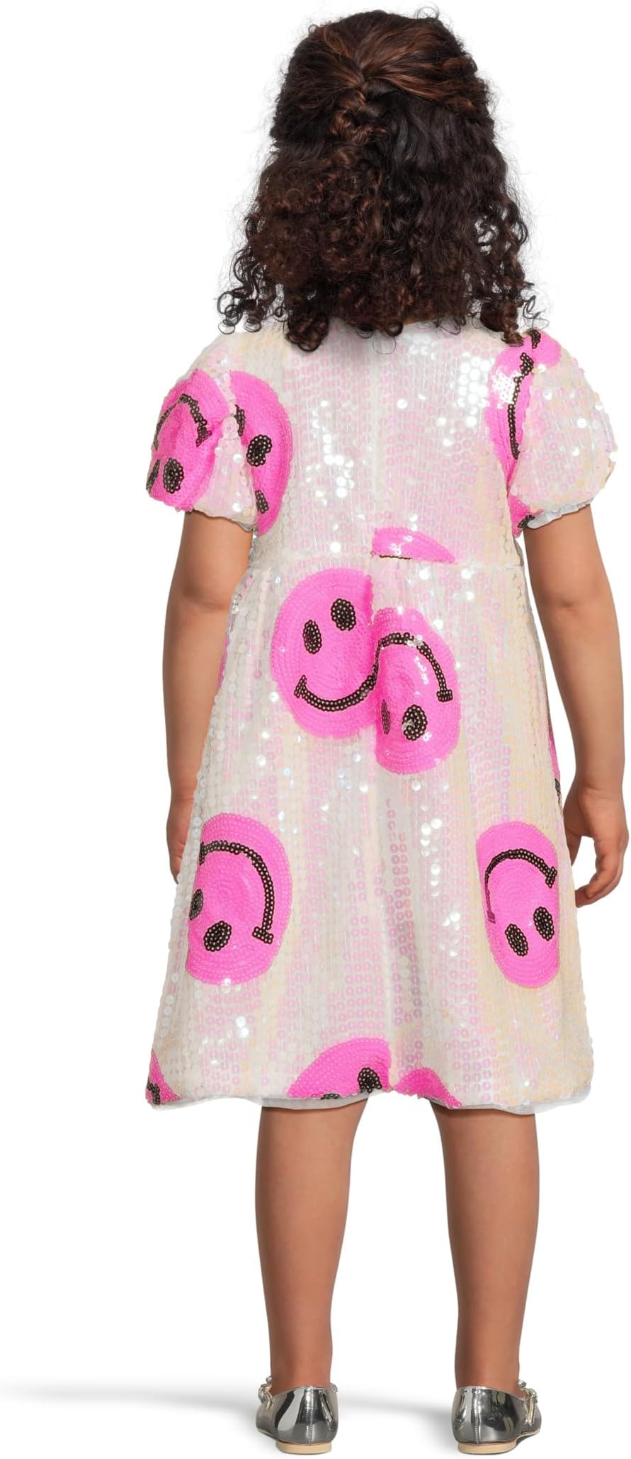 Платье Lola and The Boys Pinkie Happy Emoji Dress, розовый — фото 2