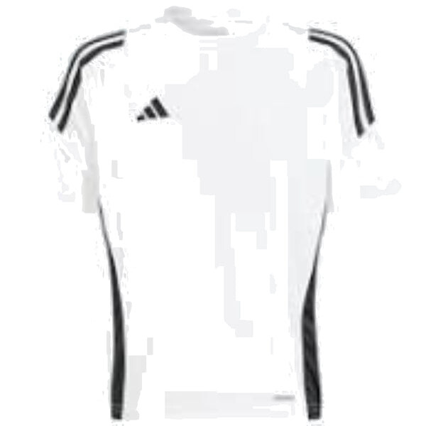 

Спортивная футболка tiro 24 jersey asia sizing 'white black' Adidas, белый
