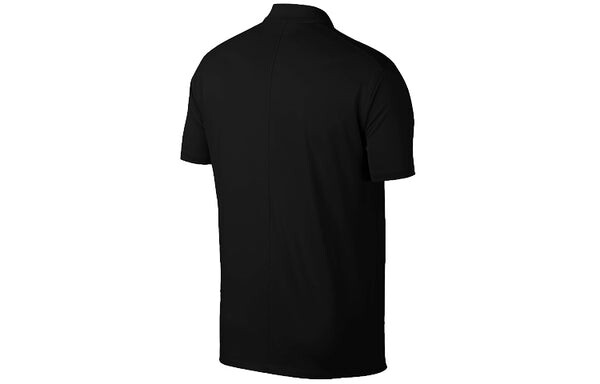 Футболка Nike Golf Dry Victory Casual Sports Short Sleeve Polo Shirt Black, черный — фото 2