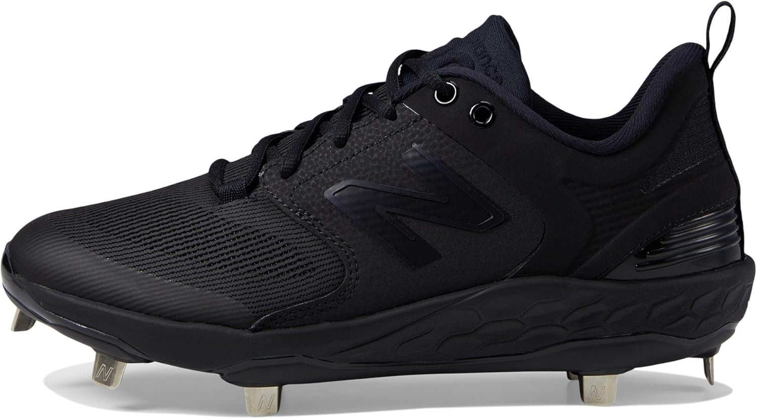 Бейсбольные кроссовки New Balance Fresh Foam X 3000 V6 для мужчин, металлические, черный — фото 4